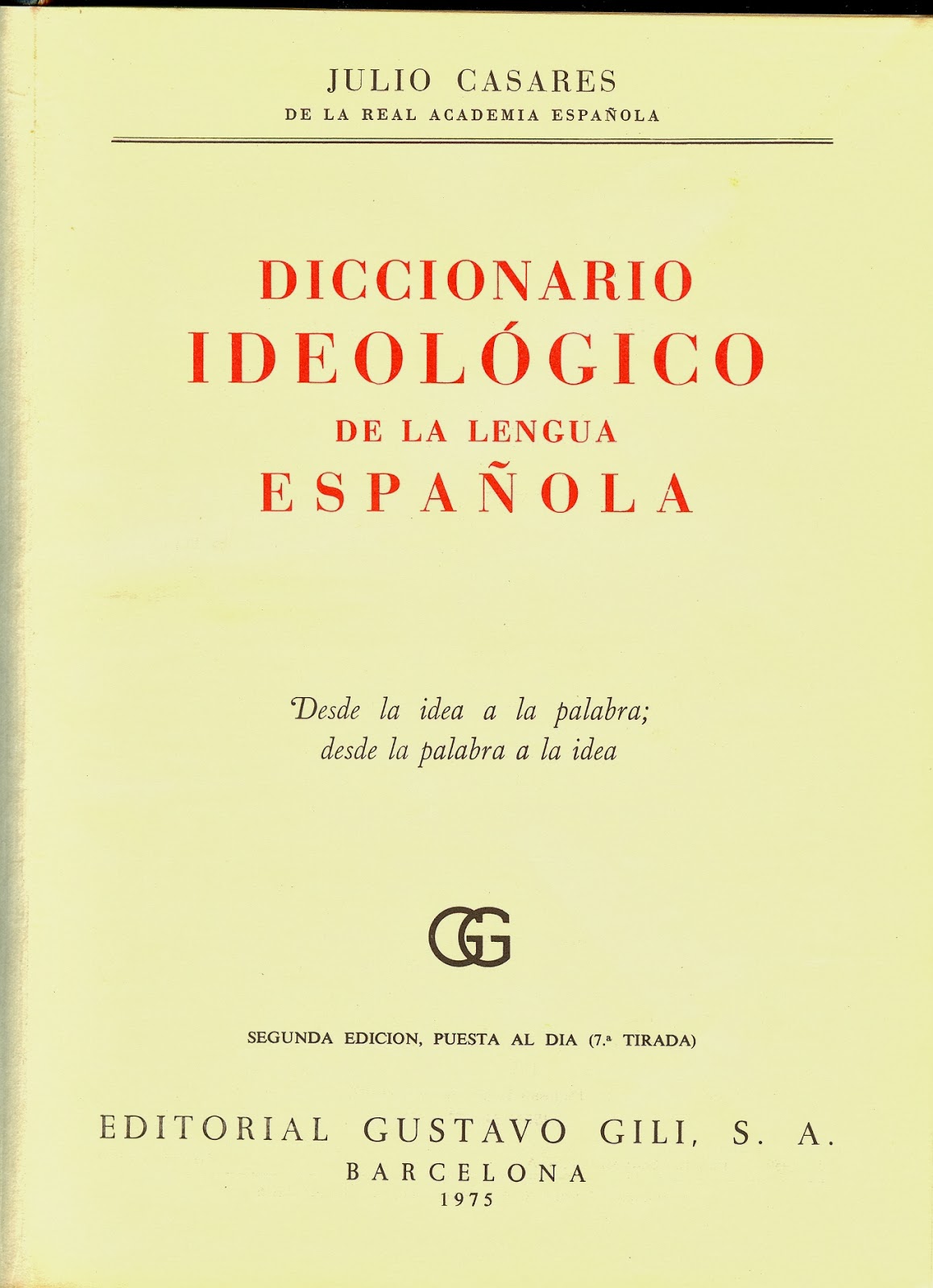 diccionario ideologico de la lengua espaola julio casares pdf